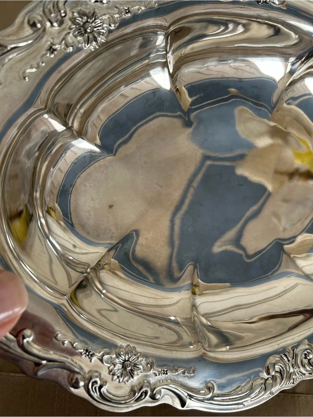 Vintage Towle silverplate platter